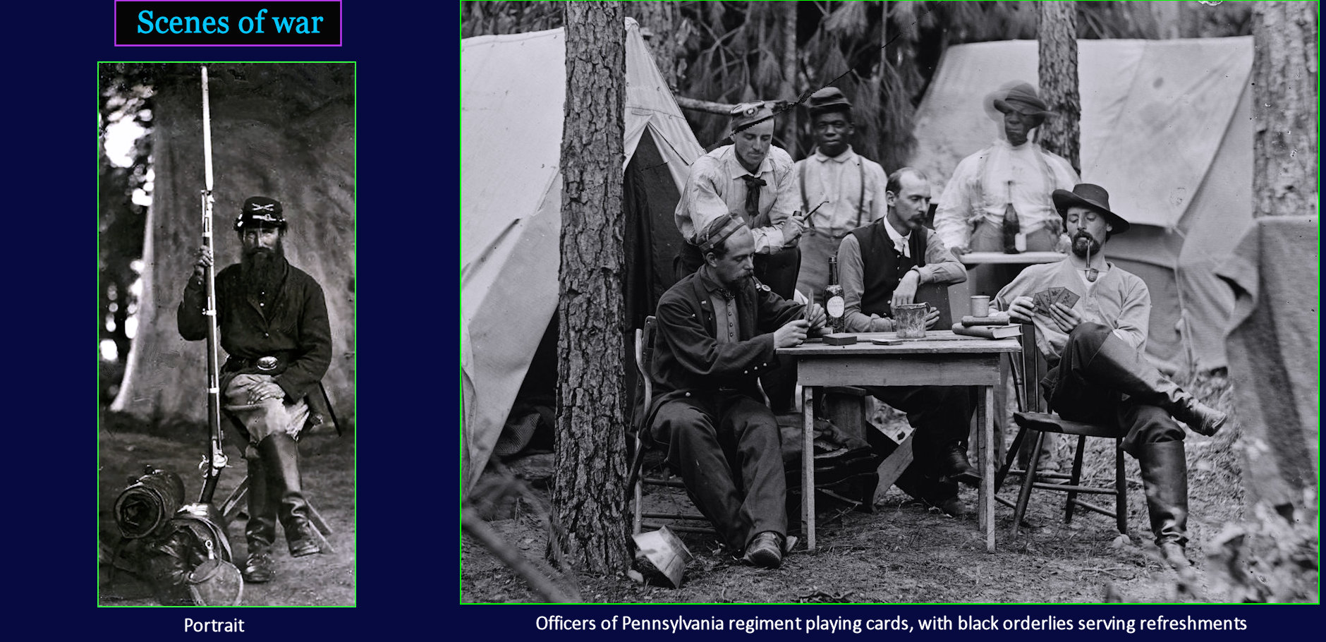 Civil War in camp